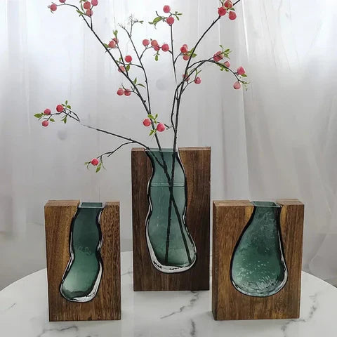 Nordic Live Edge Vase – Where Nature Meets Modern Design