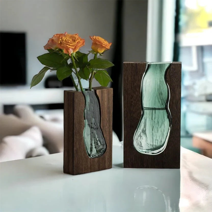 Nordic Live Edge Vase – Where Nature Meets Modern Design