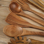 7-Piece Wooden Kitchen Utensil Set – Eco-Friendly Cooking Tools for Kitchen 3