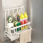 Under Sink Organizer with Non-Slip Design – Multifunctional Kitchen Sink Caddy