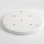 Adjustable Ceiling Light Suspension Support - Modern Metal Base in Black/White 5
