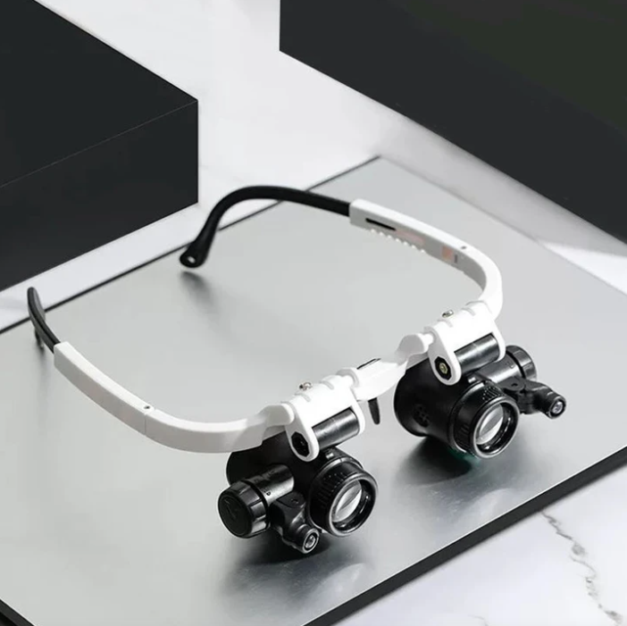 Adjustable LED Magnification Glasses – Magnification for Precision Work and Hobbies