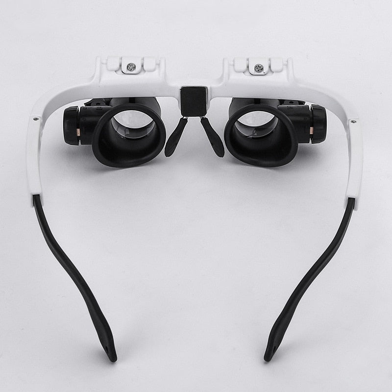 Adjustable LED Magnification Glasses – Magnification for Precision Work and Hobbies