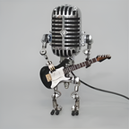 Adjustable Wooden Robot Table Lamp – Fun Desk Light for Kids' Rooms 1