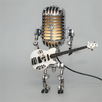 Adjustable Wooden Robot Table Lamp – Fun Desk Light for Kids' Rooms 2