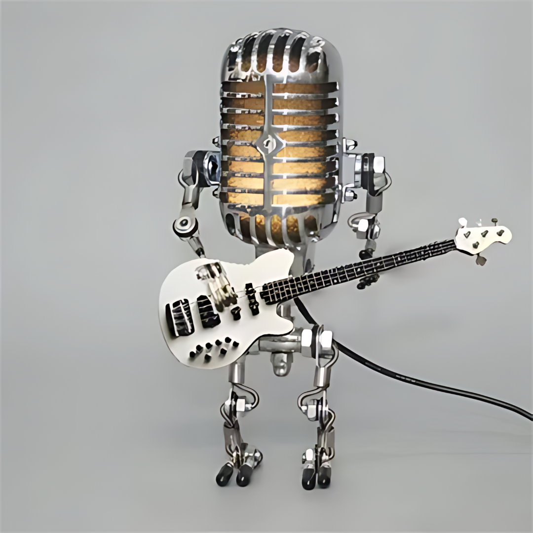 Adjustable Wooden Robot Table Lamp – Fun Desk Light for Kids' Rooms 2