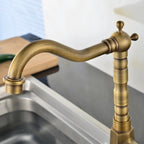 Antique Wash Tray with 360° Rotating Spout – Elegant Sink Fixture for Kitchen 2