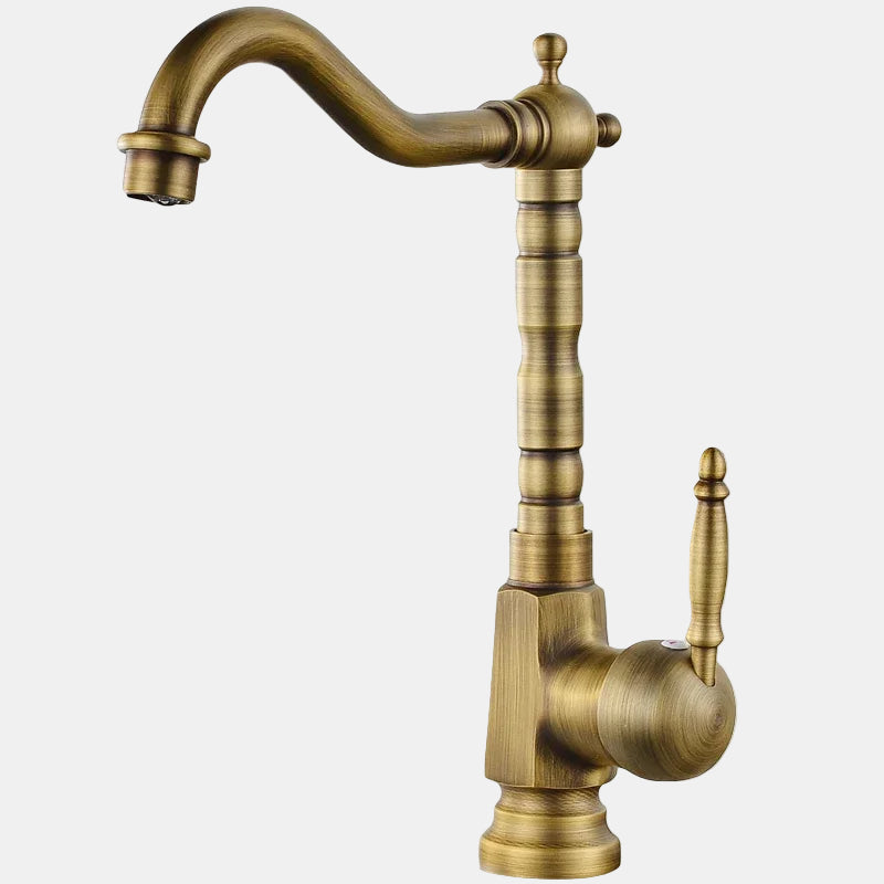 Antique Wash Tray with 360° Rotating Spout – Elegant Sink Fixture for Kitchen 3