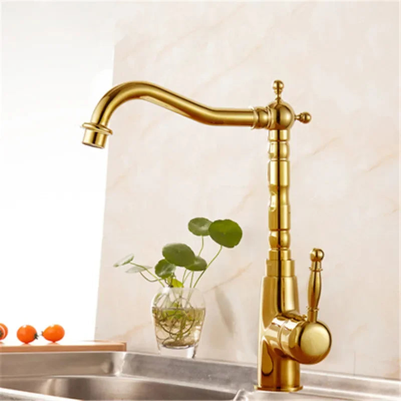 Antique Wash Tray with 360° Rotating Spout – Elegant Sink Fixture for Kitchen 6