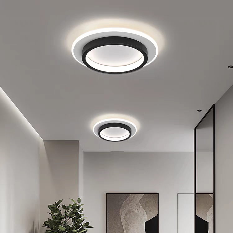 Art Deco LED Ceiling Light – Modern Acrylic Fixture for Living Room