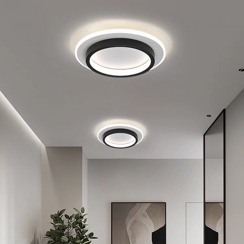 Art Deco LED Ceiling Light – Modern Acrylic Fixture for Living Room