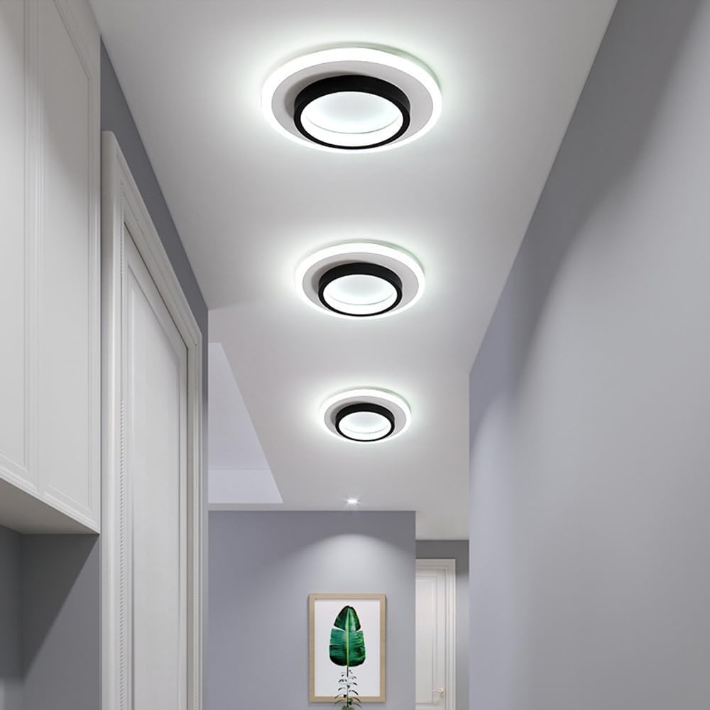 Art Deco LED Ceiling Light – Modern Acrylic Fixture for Living Room