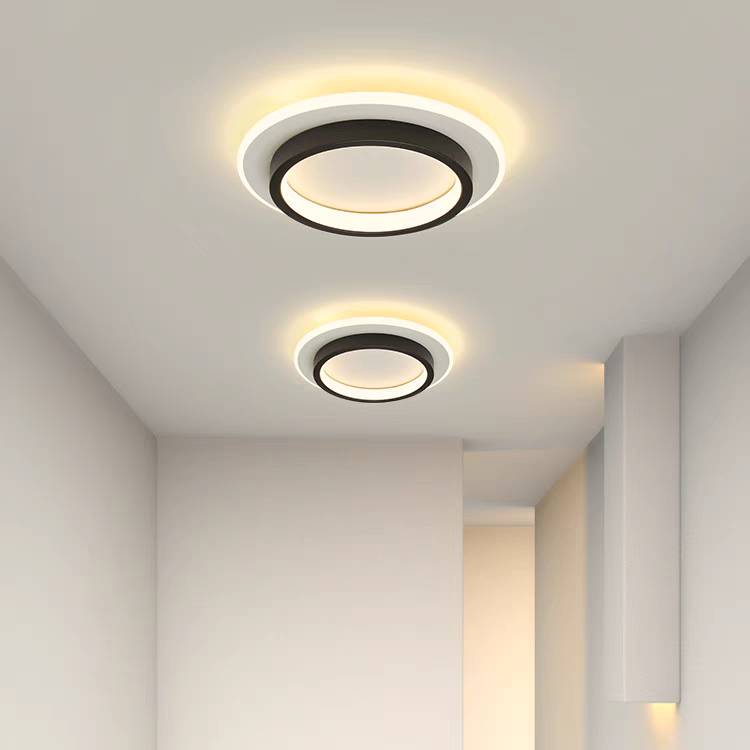 Art Deco LED Ceiling Light – Modern Acrylic Fixture for Living Room