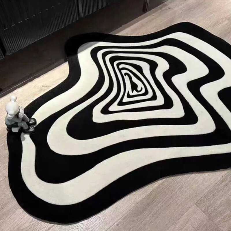 Textured Tufted Rug – Unique Design for Any Room