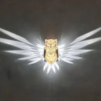 Artistic Luminous Wings Wall Lamp – Nature’s Majesty Illuminated