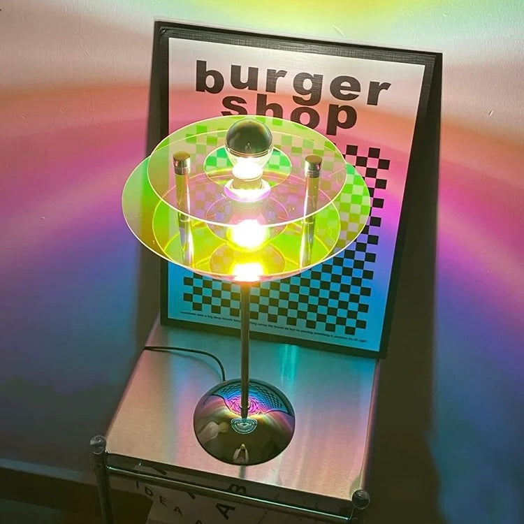 Bauhaus-Inspired Retro Lamp – Stylish LED Bedside Lamp for Bedroom & Living Room