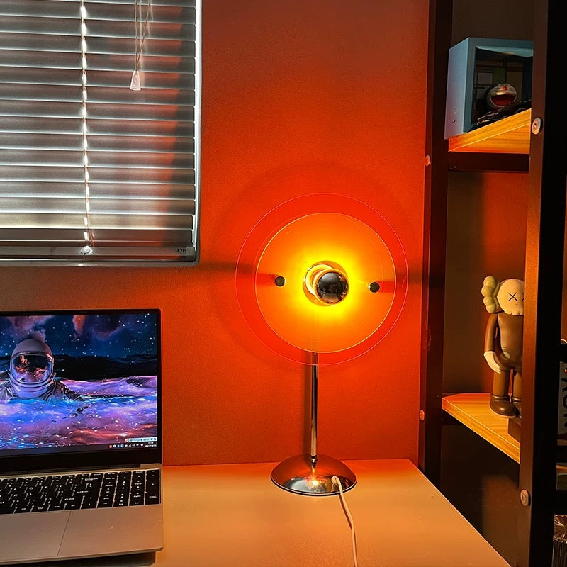 Bauhaus-Inspired Retro Lamp – Stylish LED Bedside Lamp for Bedroom & Living Room