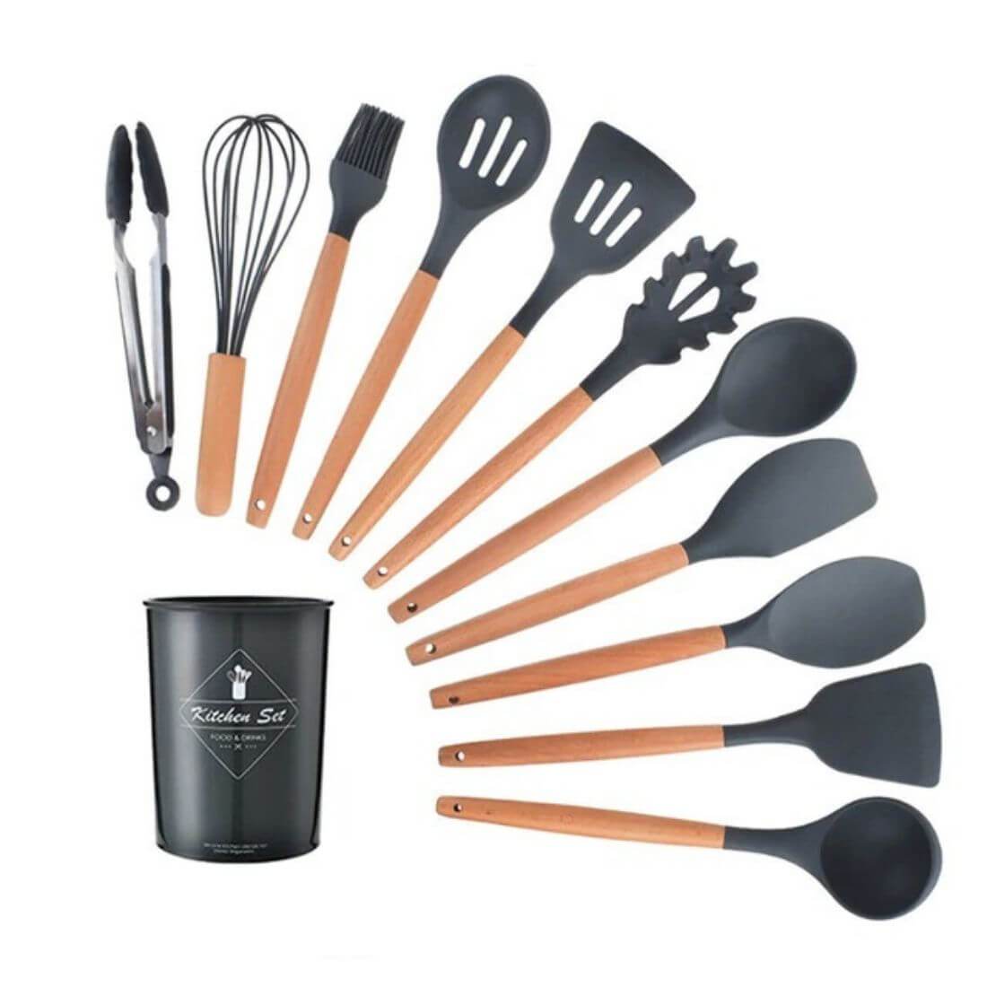 Best Silicone Cooking Utensils Set – Non-Toxic Heat-Resistant Kitchen Tools 5