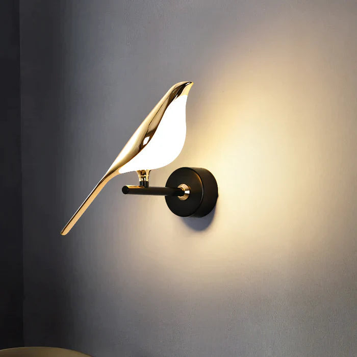 Bird-Shaped Wall Light - Adjustable LED Lamp for Modern Living Room Decor