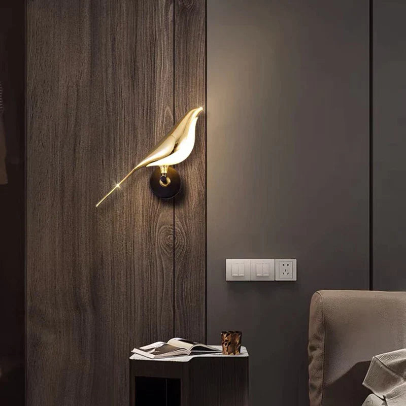Bird-Shaped Wall Light - Adjustable LED Lamp for Modern Living Room Decor