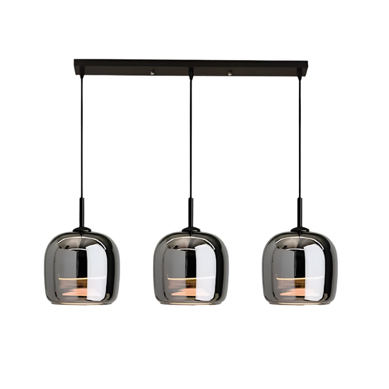 Nordic Black Glass Pendant Light – Modern Elegance with Nordic Sophistication