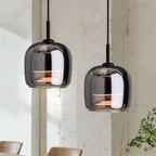 Nordic Black Glass Pendant Light – Modern Elegance with Nordic Sophistication