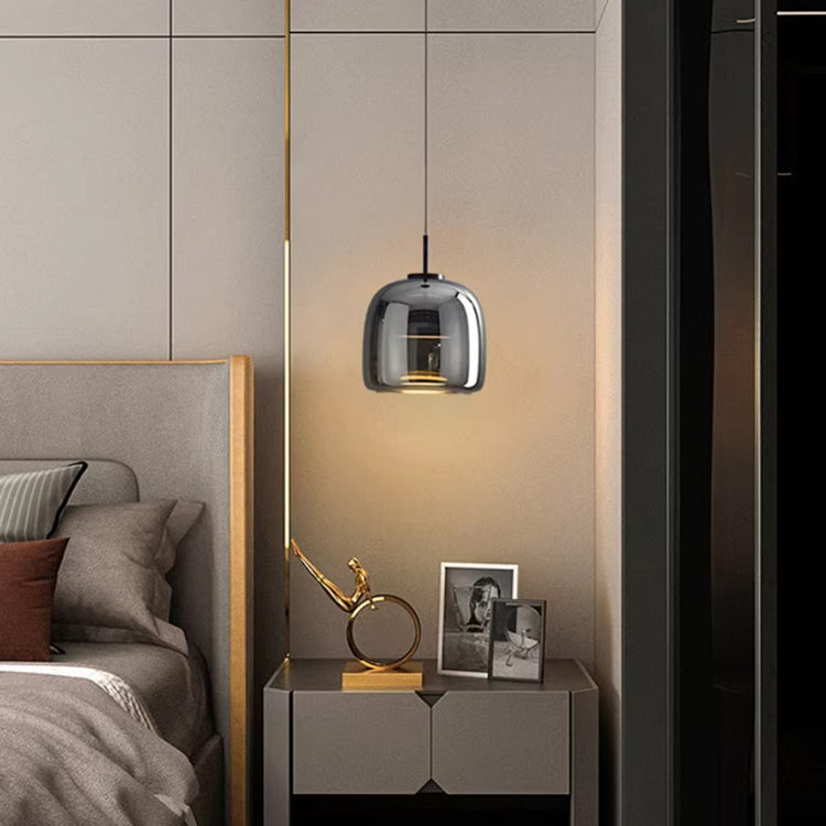 Nordic Black Glass Pendant Light – Modern Elegance with Nordic Sophistication