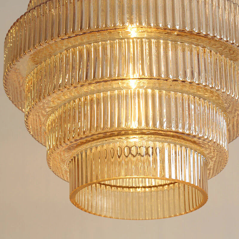 Brass Glass Pendant Light – Elegant Bottle-Shaped Hanging Lamp for Kitchen 5