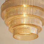 Brass Glass Pendant Light – Elegant Bottle-Shaped Hanging Lamp for Kitchen 5