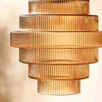 Brass Glass Pendant Light – Elegant Bottle-Shaped Hanging Lamp for Kitchen 8