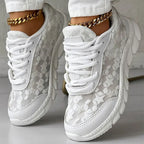 Breathable Round-Toe Sneakers – Stylish Comfort for Every Step