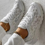 Breathable Round-Toe Sneakers – Stylish Comfort for Every Step