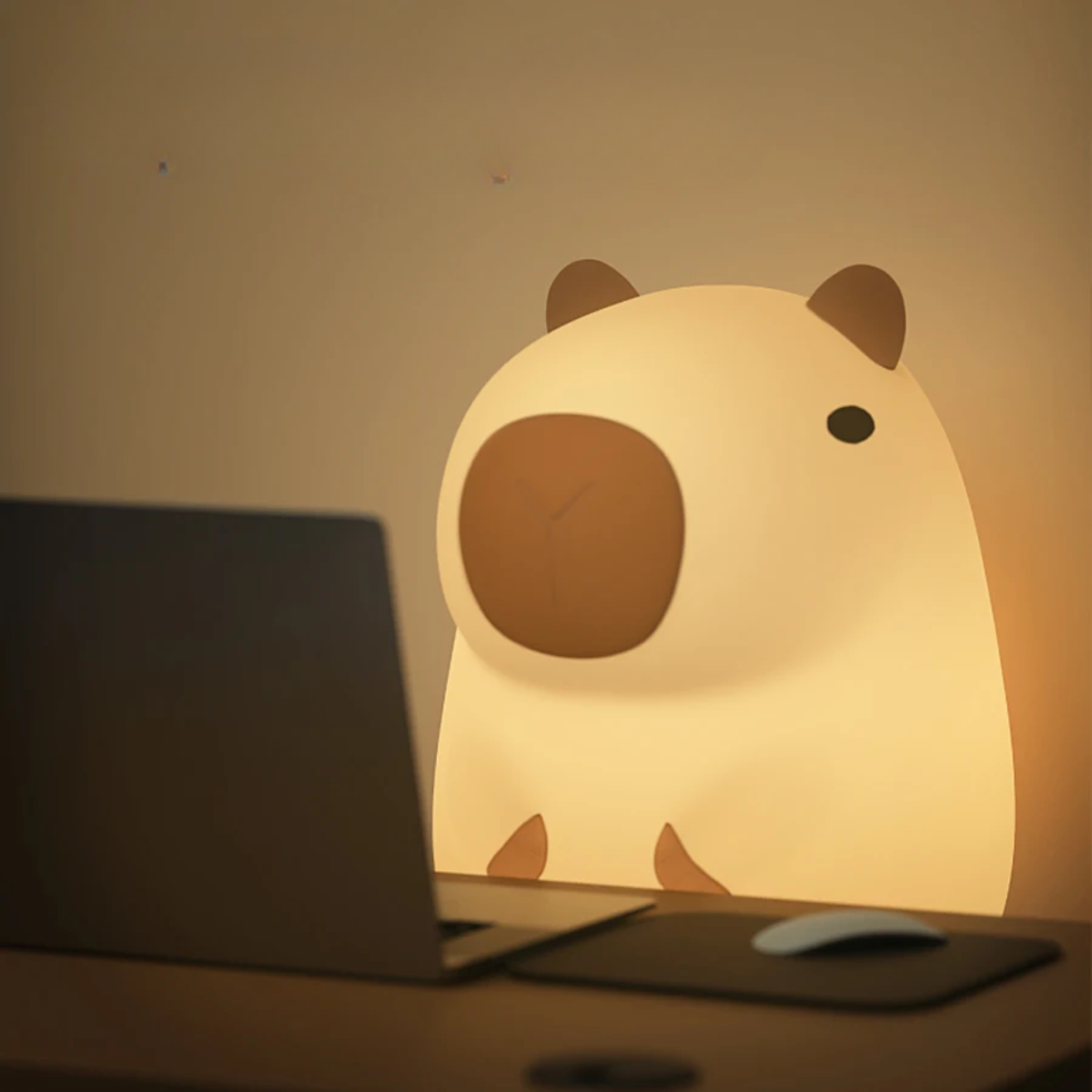 Capibara Night Light Table Lamp – Soothing LED Lamp for Kids' Bedtime Comfort