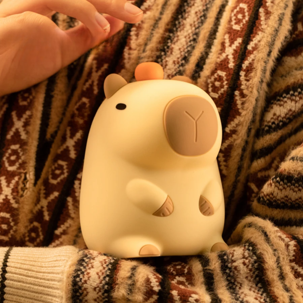 Capibara Night Light Table Lamp – Soothing LED Lamp for Kids' Bedtime Comfort