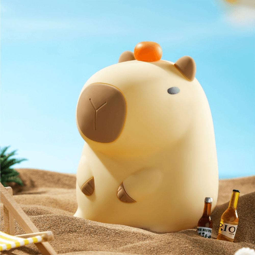 Capibara Night Light Table Lamp – Soothing LED Lamp for Kids' Bedtime Comfort