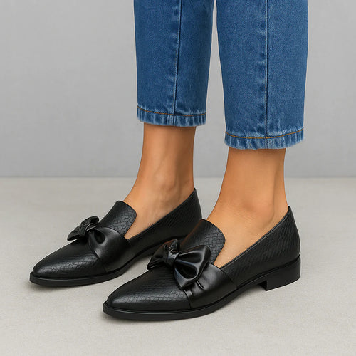 Black Luxe Comfort Loafers – Effortless Elegance, All-Day Ease