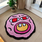 Playful Pink Tufted Rug for Cozy Spaces