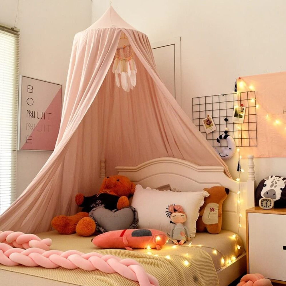 Soft Canopy Bed Curtain – Dreamy Retreat for Children’s Rooms