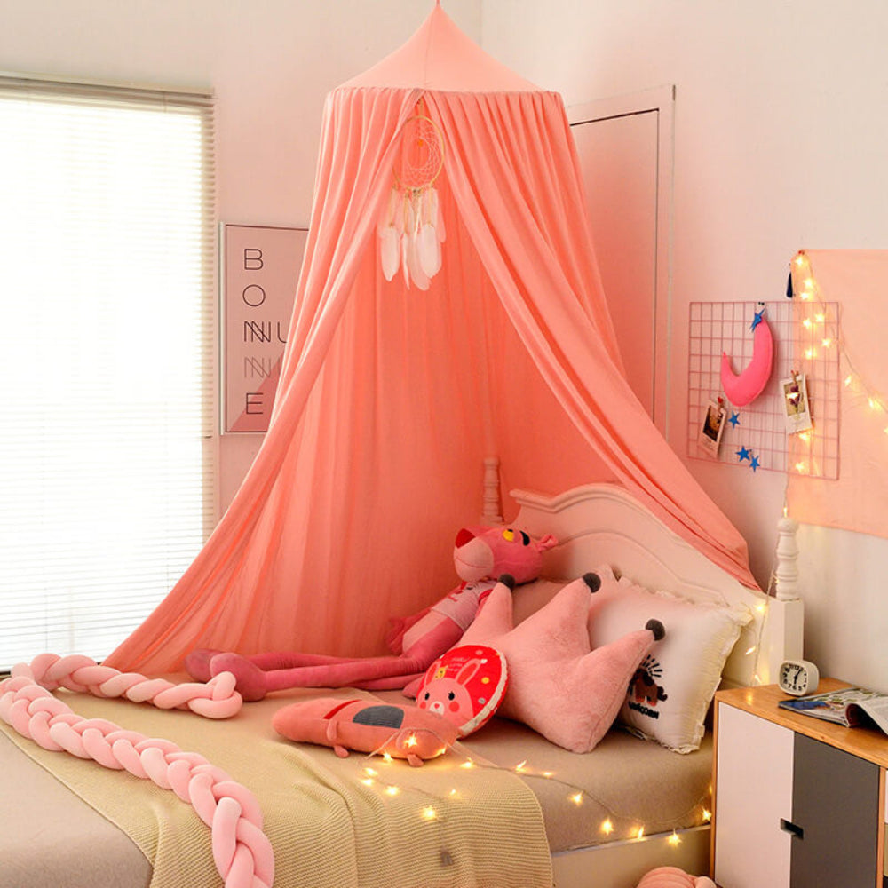 Soft Canopy Bed Curtain – Dreamy Retreat for Children’s Rooms