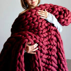 Comfortable Plaid Knitting Kit – Perfect Gift for Crafters