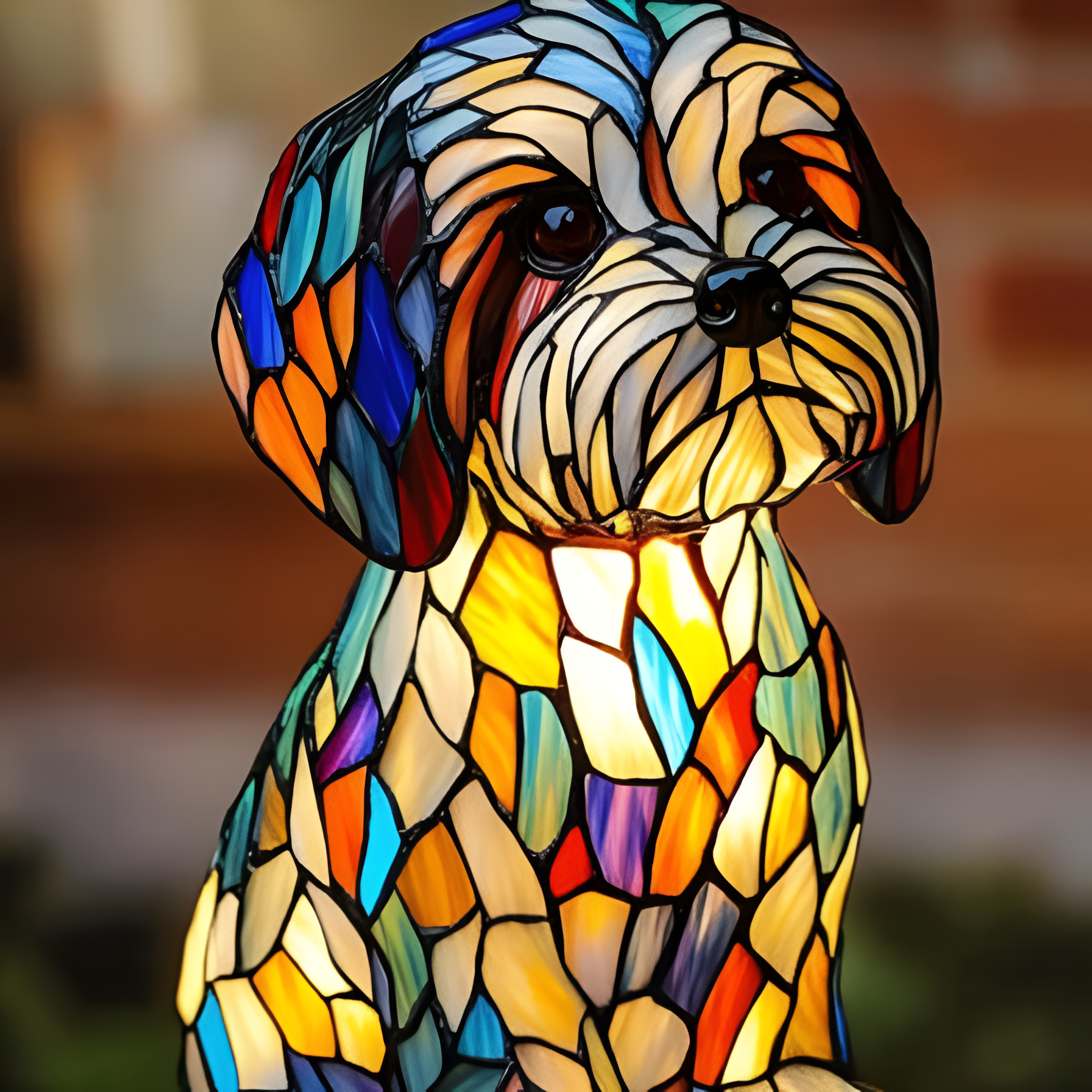 Colorful Magical Dog Lamp – Enchanting Light Companion