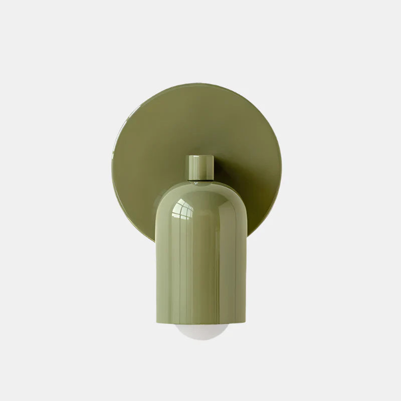 Colorful Minimalist Wall Sconce – Elegant Glass Light for Small Spaces 0