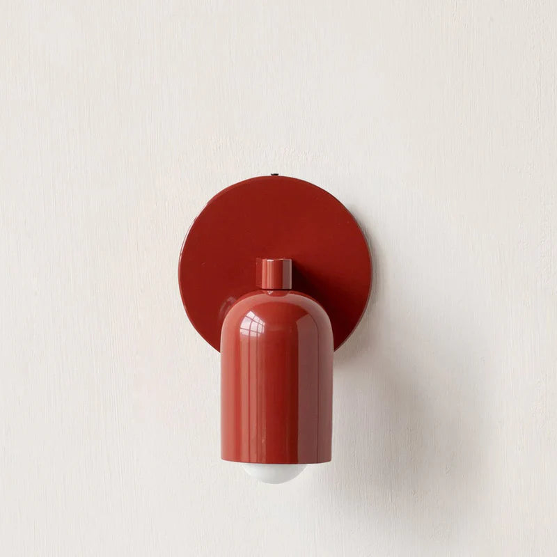 Colorful Minimalist Wall Sconce – Elegant Glass Light for Small Spaces 5