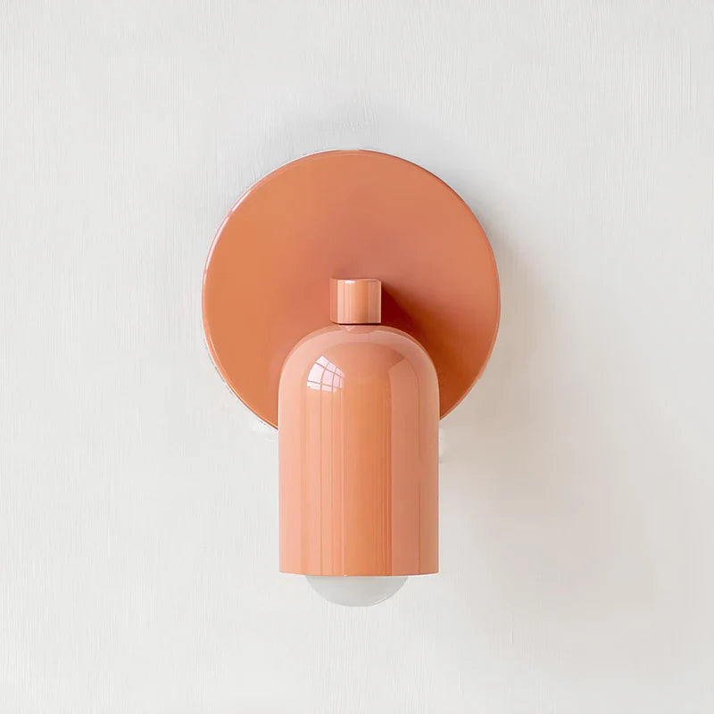 Colorful Minimalist Wall Sconce – Elegant Glass Light for Small Spaces 8
