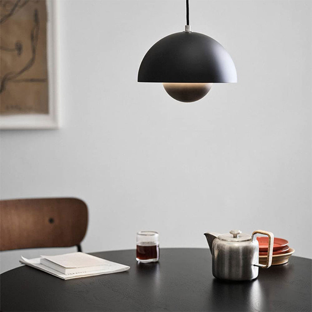 Semicircular Colored Chandelier – Modern Scandinavian Elegance