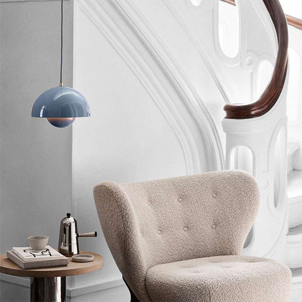 Semicircular Colored Chandelier – Modern Scandinavian Elegance