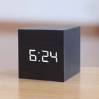 Compact Mini LED Digital Alarm Clock – Adjustable Brightness & Night Mode
