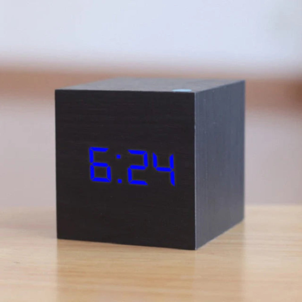 Compact Mini LED Digital Alarm Clock – Adjustable Brightness & Night Mode
