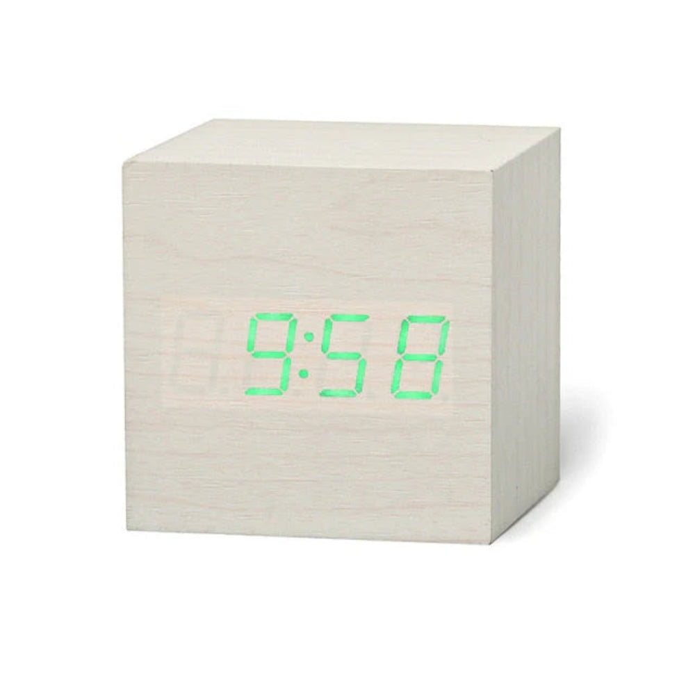 Compact Mini LED Digital Alarm Clock – Adjustable Brightness & Night Mode