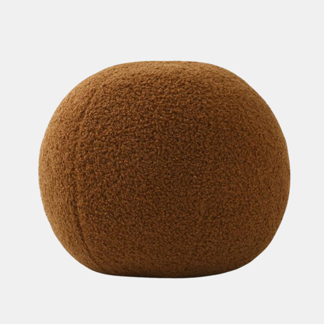 Ball Boucle Throw Pillow – Soft Texture, Modern Charm